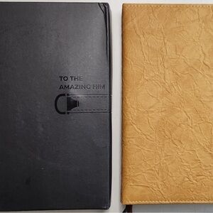 Tan Leather Men's Journal with case